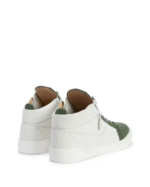 Giuseppe Zanotti ハイトップジップアップスニーカー - ホワイト - サムネイル3