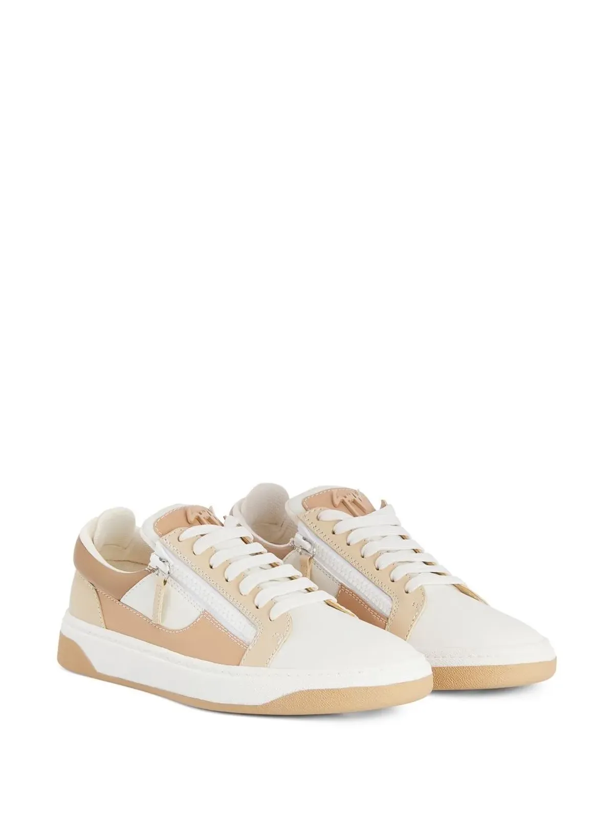 Giuseppe Zanotti GZ94 ダブルジップ ロー・トップスニーカー - 画像2