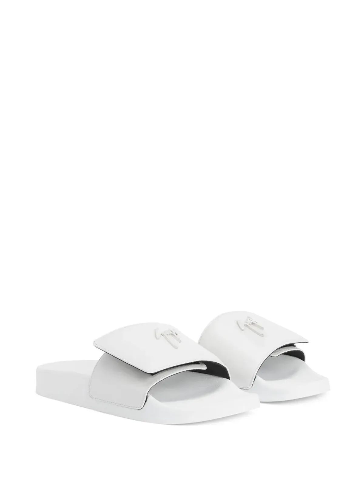 Giuseppe Zanotti New Brett slides - White - 画像2