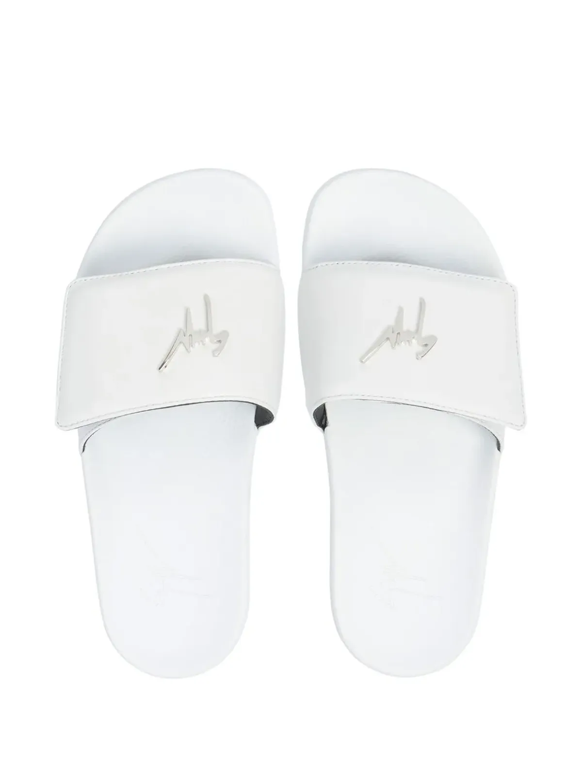 Giuseppe Zanotti New Brett slides - White - 画像4