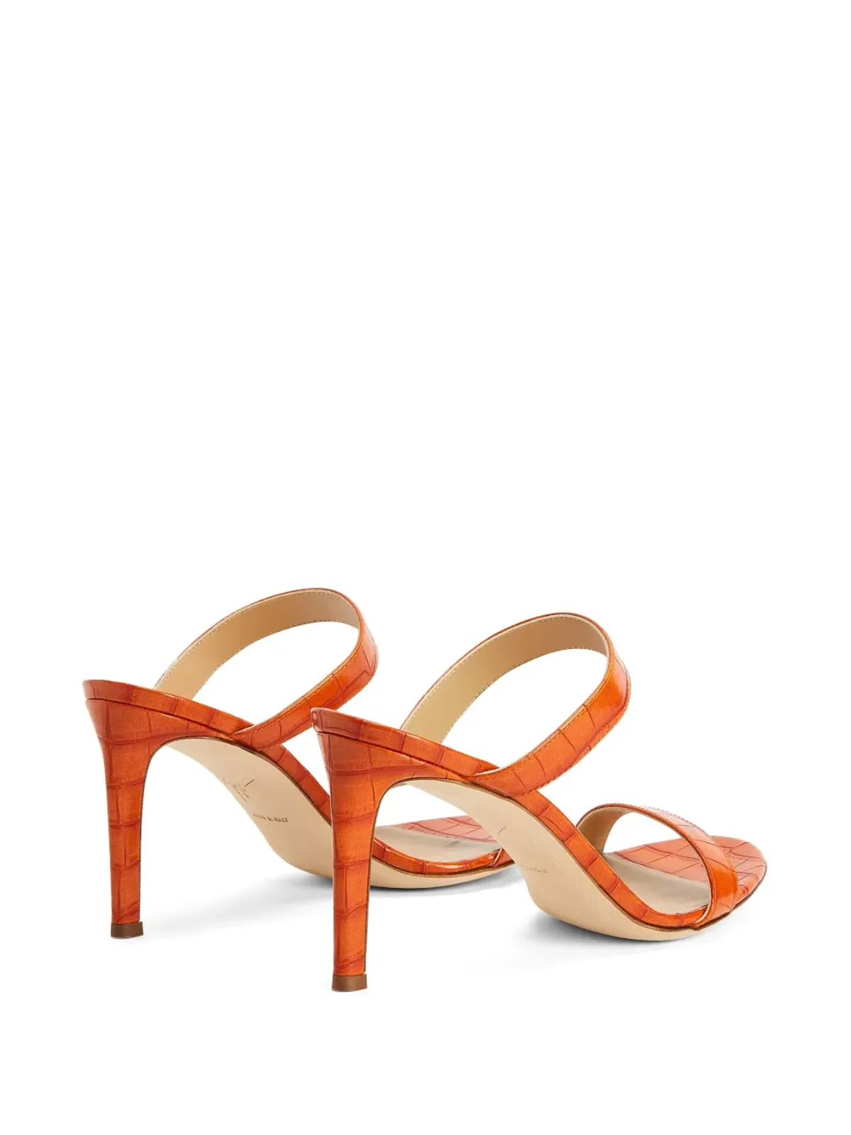 Giuseppe Zanotti Calista サンダル（オレンジ） - 画像3
