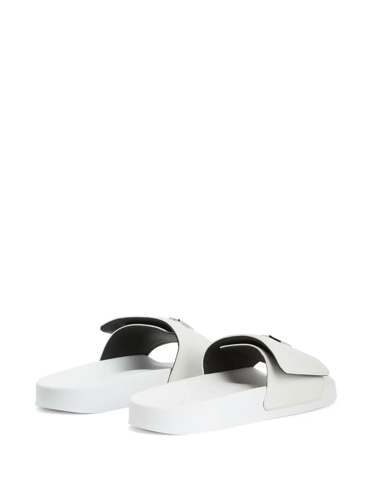 Giuseppe Zanotti ロゴプレート フラットスライド - 画像3