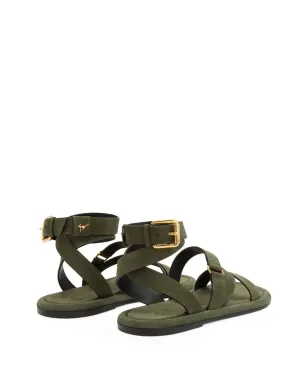Giuseppe Zanotti アイモン バックル付きスエードサンダル - サムネイル3