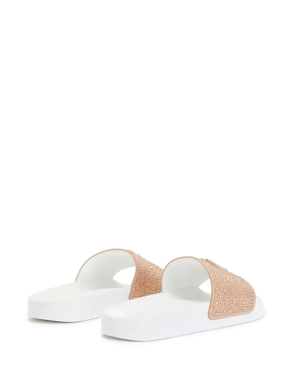 Giuseppe Zanotti Brett embellished slides - ピンク - 画像3