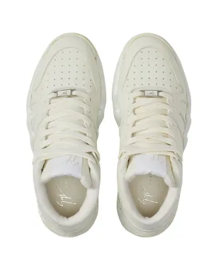 Giuseppe Zanotti perforated high-top sneakers - White - サムネイル4