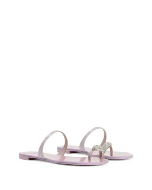 Giuseppe Zanotti クリスタル装飾フラットサンダル - サムネイル2