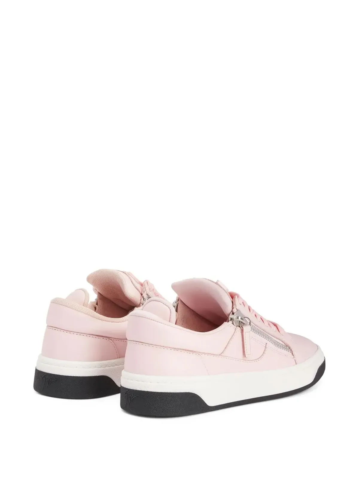 Giuseppe Zanotti Gz94 レザー スニーカー ピンク - 画像3