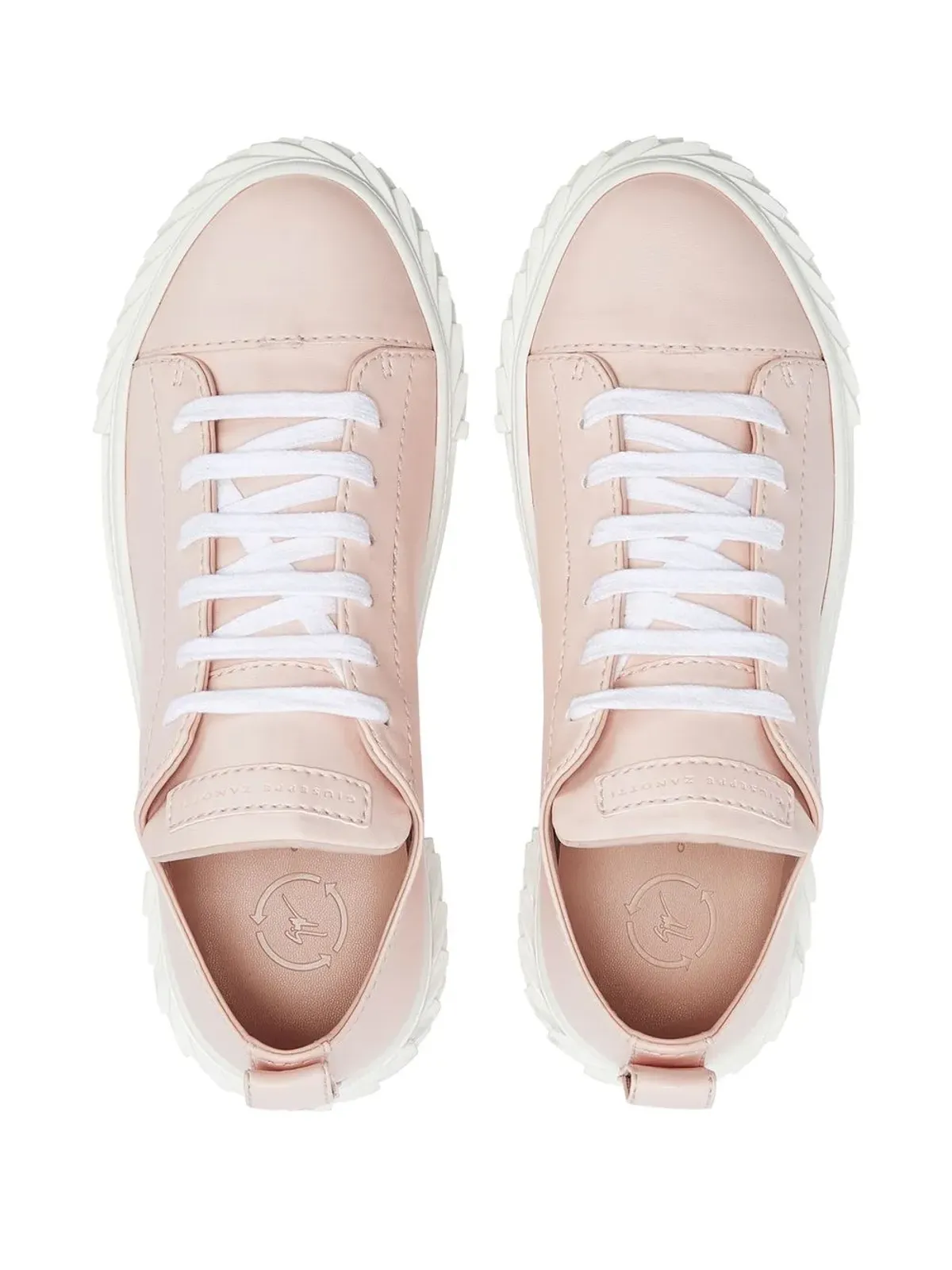 Giuseppe Zanotti ロゴパッチ ロー・トップ トレーナー - 画像4