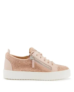 Giuseppe Zanotti Gail クリスタル装飾スニーカー - ピンク - サムネイル1