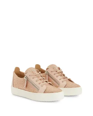 Giuseppe Zanotti Gail クリスタル装飾スニーカー - ピンク - サムネイル2