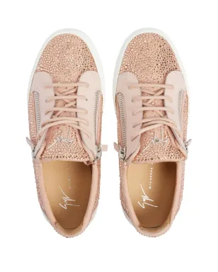 Giuseppe Zanotti Gail クリスタル装飾スニーカー - ピンク - サムネイル4