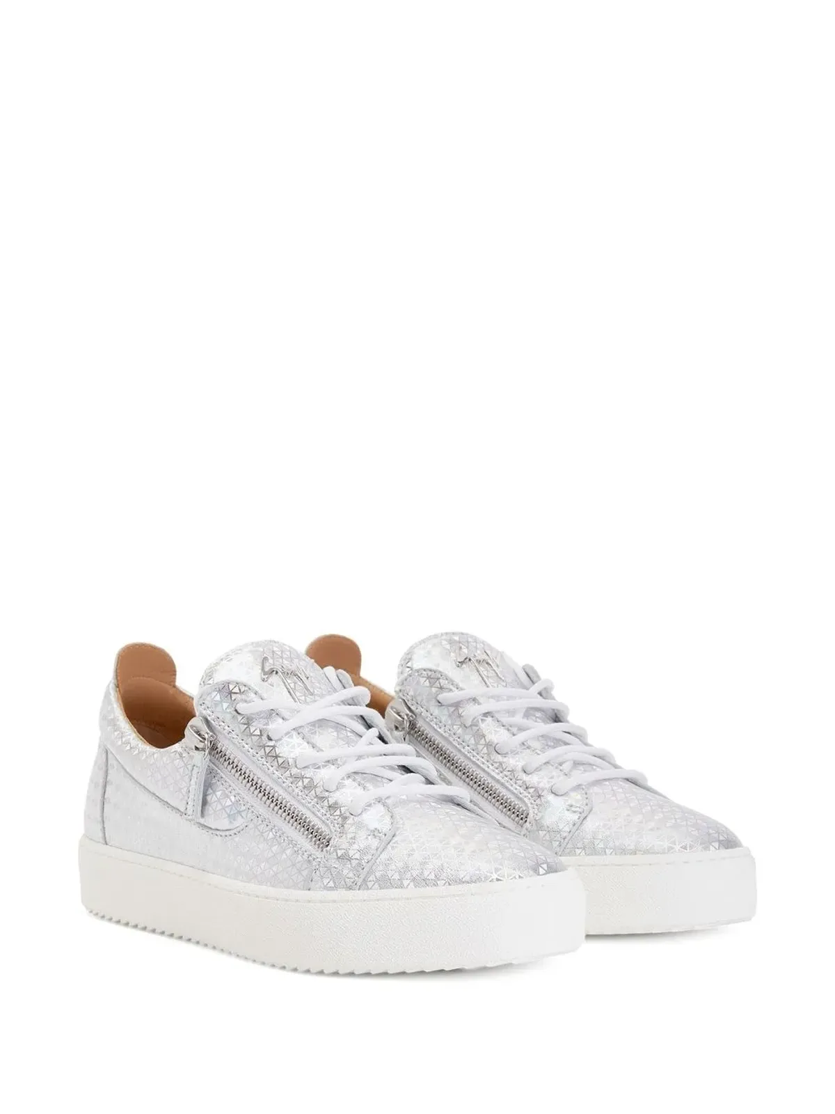Giuseppe Zanotti Frankie Kaleido ローカットスニーカー - シルバー - 画像2