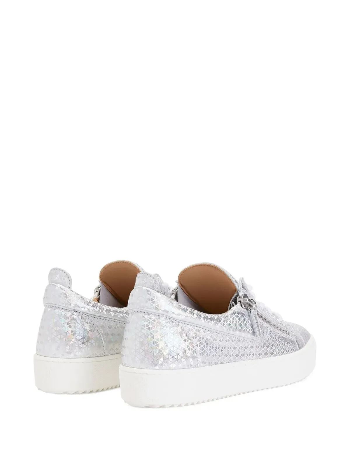 Giuseppe Zanotti Frankie Kaleido ローカットスニーカー - シルバー - 画像3