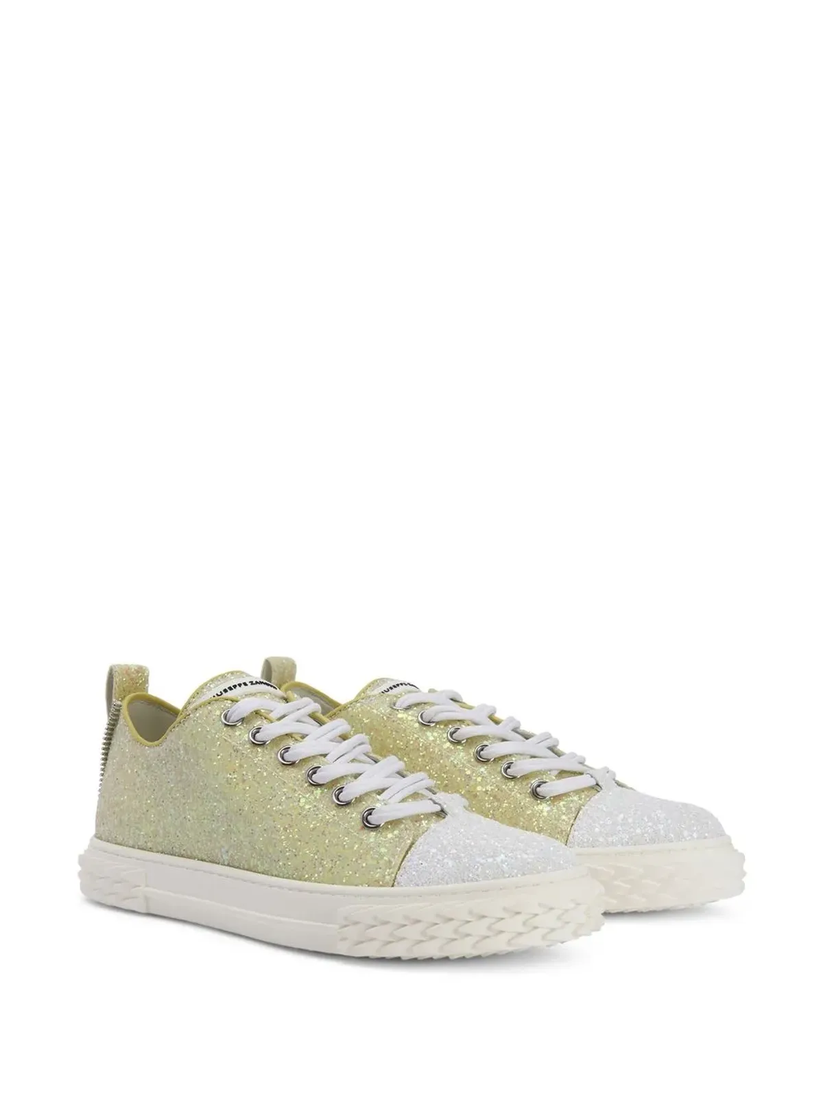 Giuseppe Zanotti ブラバー グリッター スニーカー - 画像2