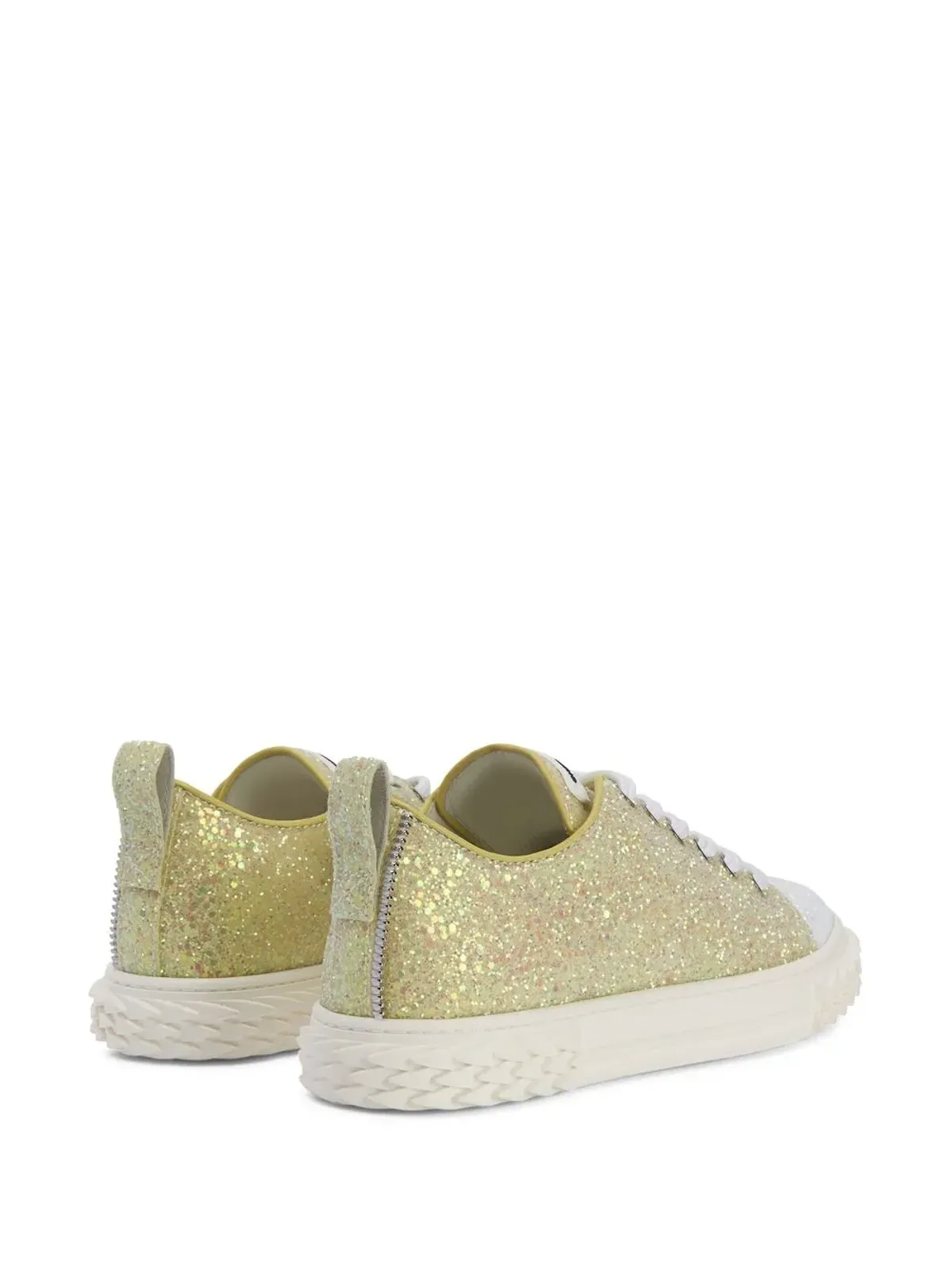 Giuseppe Zanotti ブラバー グリッター スニーカー - 画像3