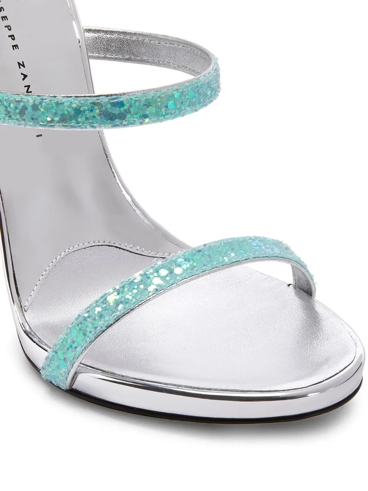 Giuseppe Zanotti ハーモニー グリッター ストラップ サンダル - 画像4