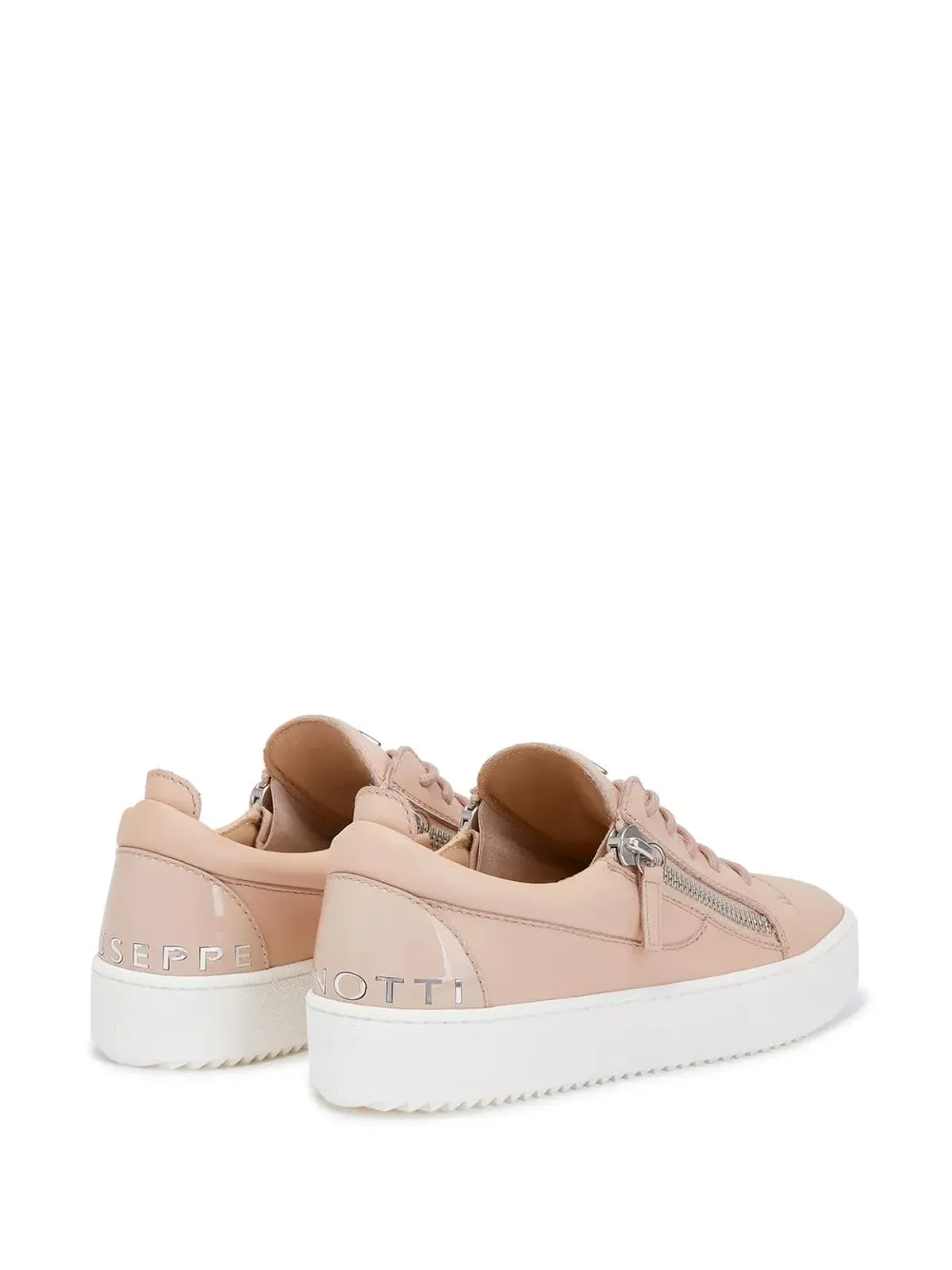 Giuseppe Zanotti Gail レザー ロー・トップ スニーカー - 画像3