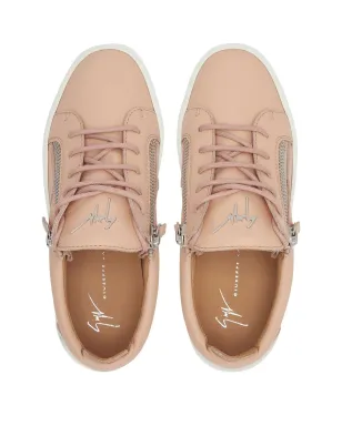 Giuseppe Zanotti Gail レザー ロー・トップ スニーカー - サムネイル4