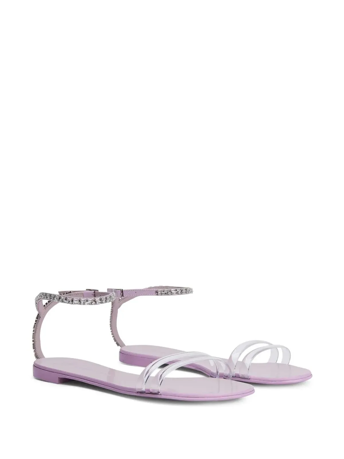 Giuseppe Zanotti アガテ Plexi サンダル - 画像2