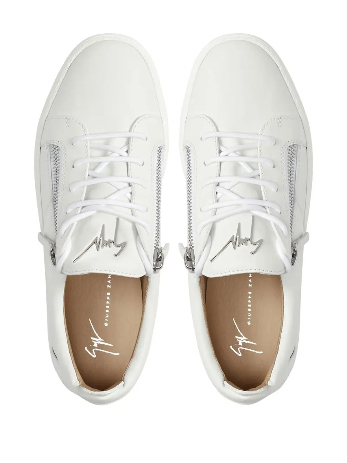 Giuseppe Zanotti ジップディテール ロー・トップ スニーカー - 画像4