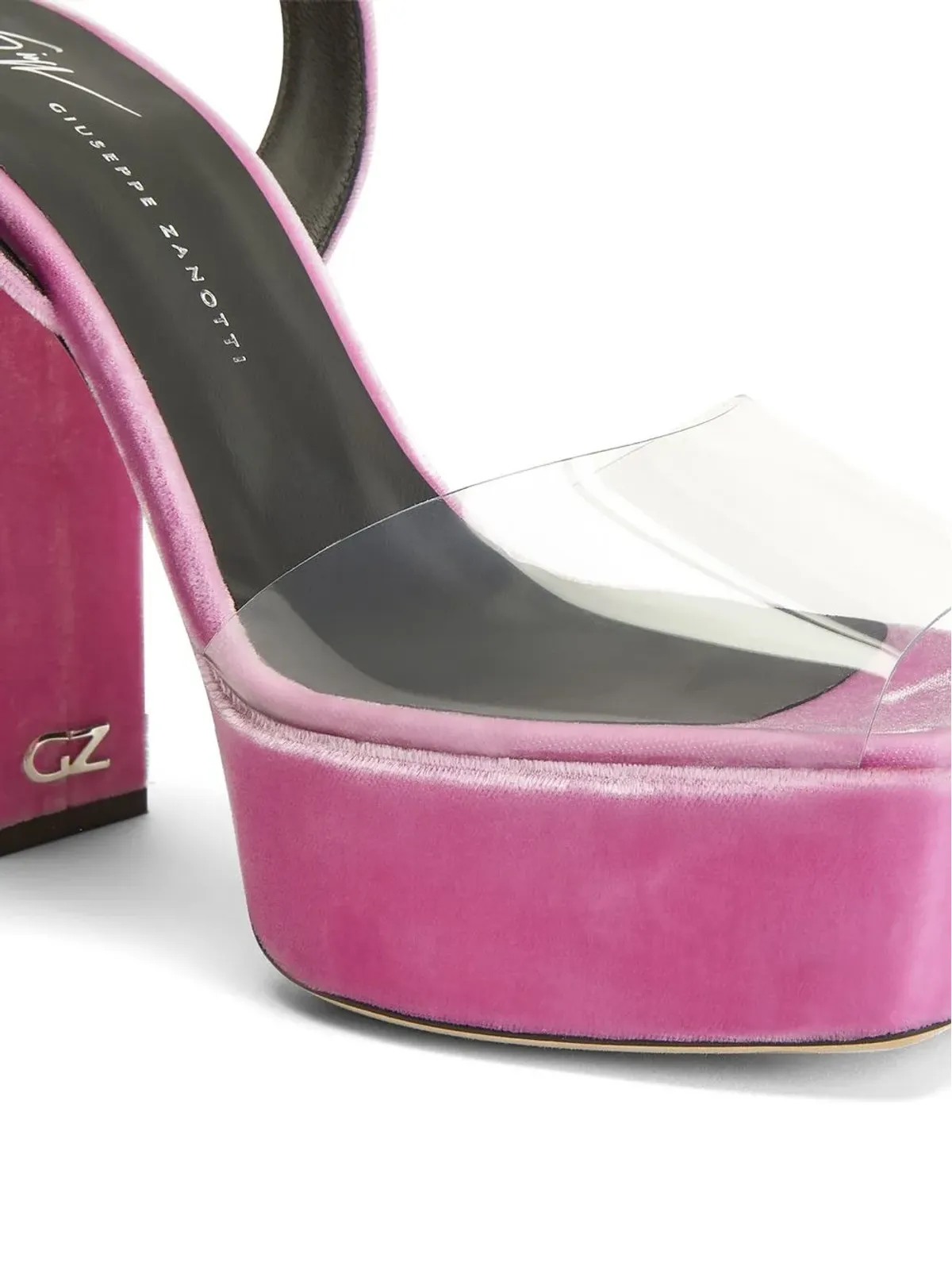 Giuseppe Zanotti ベティ Plexi サンダル - 画像4