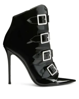Giuseppe Zanotti インティリゴ バックル 105mm ブーツ ブラック - サムネイル1