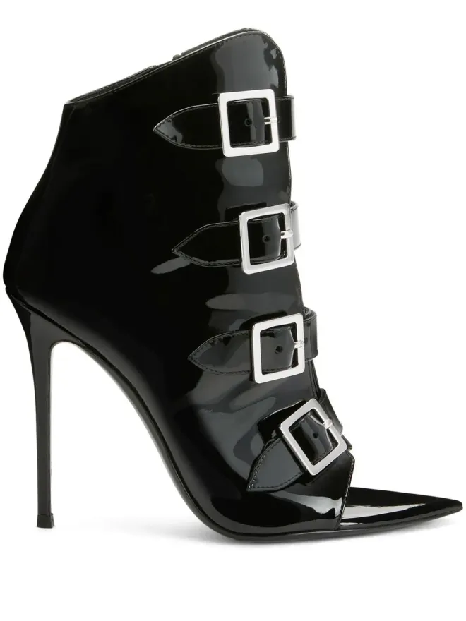 Giuseppe Zanotti Giuseppe Zanotti インティリゴ バックル 105mm ブーツ ブラックの商品画像