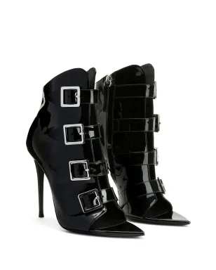 Giuseppe Zanotti インティリゴ バックル 105mm ブーツ ブラック - サムネイル2