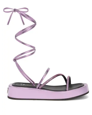 Giuseppe Zanotti Melburne Laces サンダル ピンク - サムネイル1