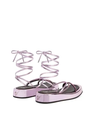 Giuseppe Zanotti Melburne Laces サンダル ピンク - サムネイル3