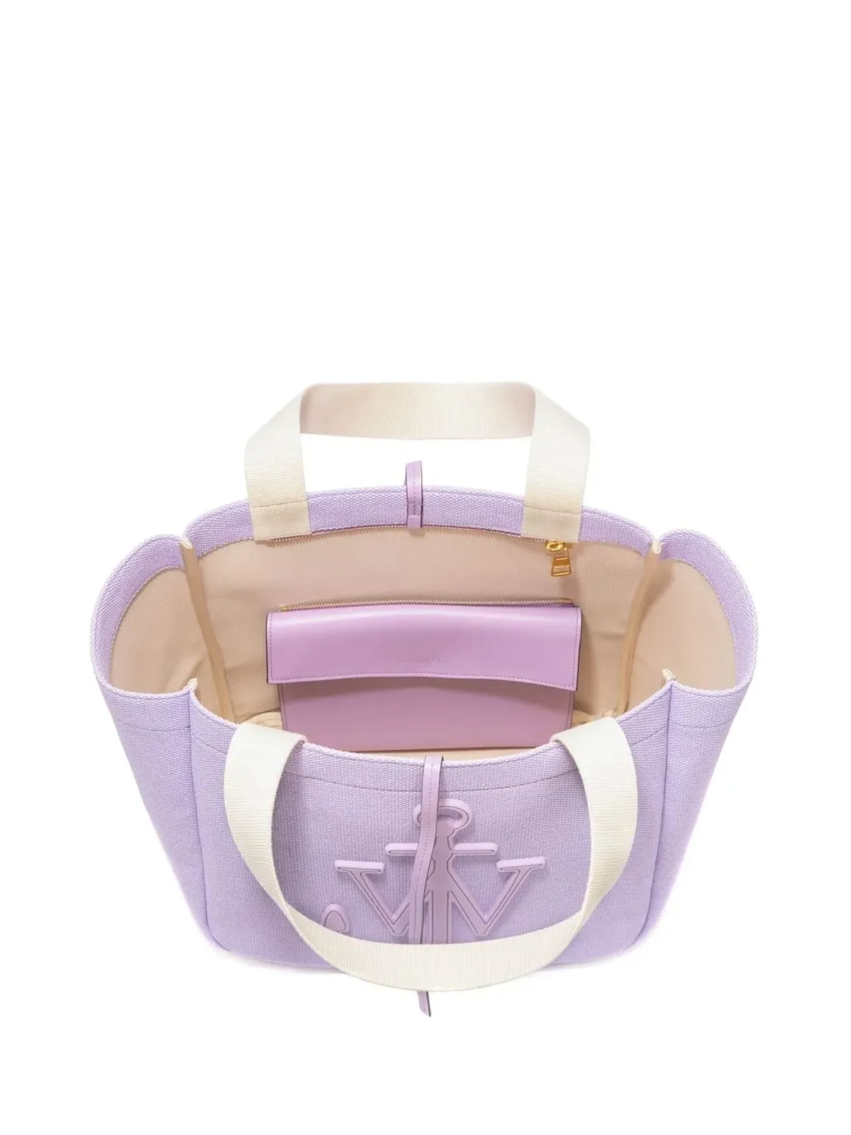 JW Anderson ロゴパッチ キャンバス トートバッグ - 画像5