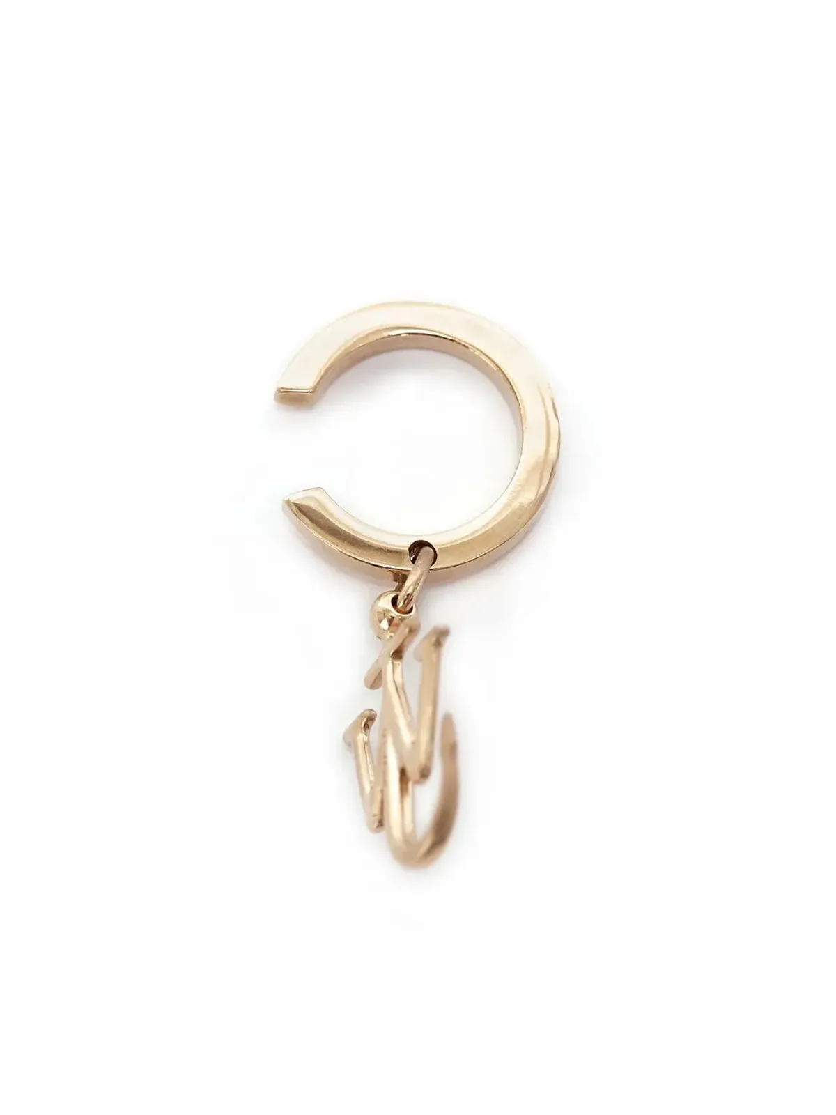 JW Anderson JWイニシャル アンカーロゴ イヤーカフ - ゴールド - 画像2