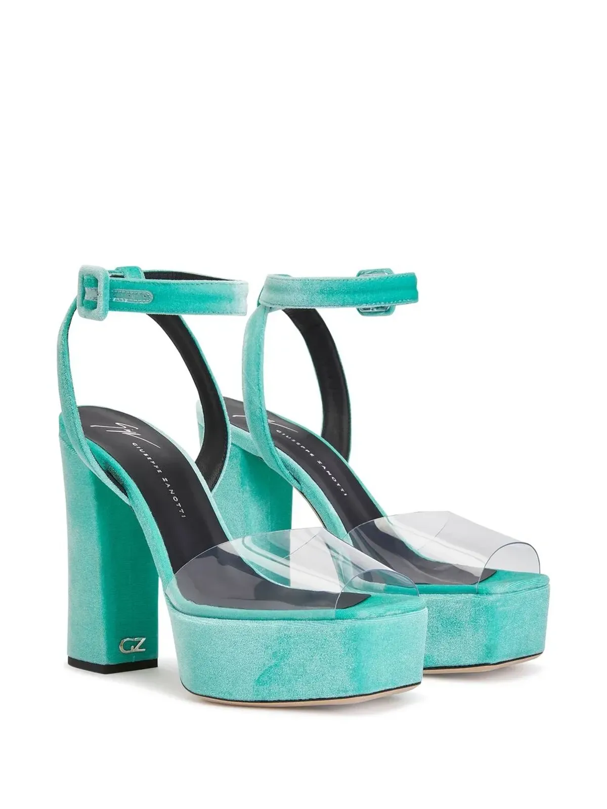 Giuseppe Zanotti New Betty Plexi サンダル - 画像2