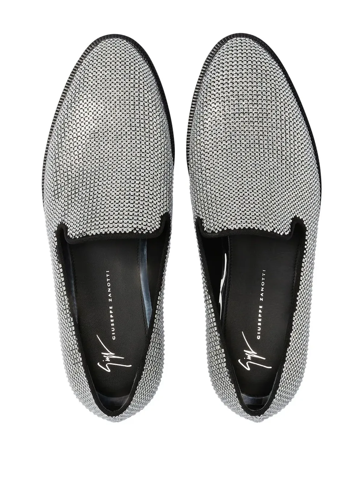 Giuseppe Zanotti Jareth Disco クリスタル装飾ローファー - 画像4