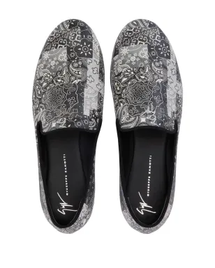 Giuseppe Zanotti ジプシー・ルイス バンダナ柄ローファー - サムネイル4