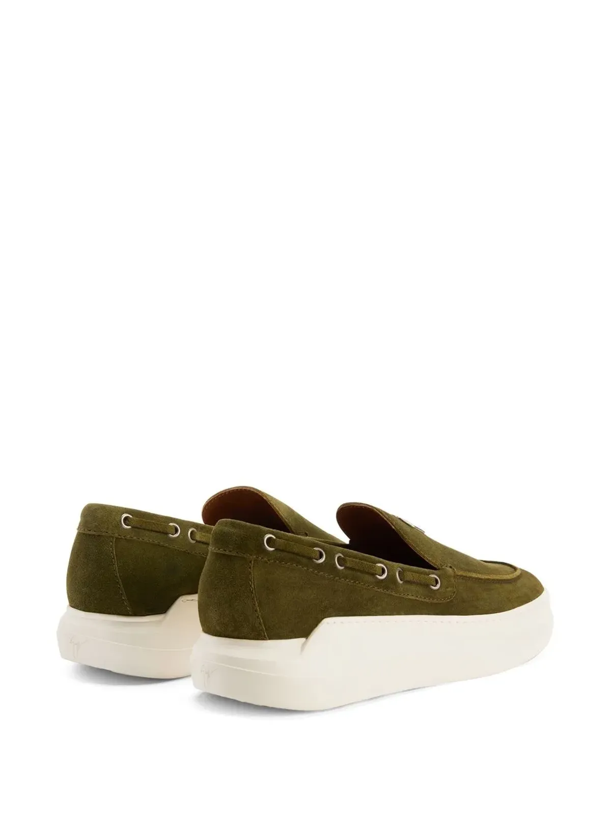 Giuseppe Zanotti Conley スエード ダービーシューズ - 画像3