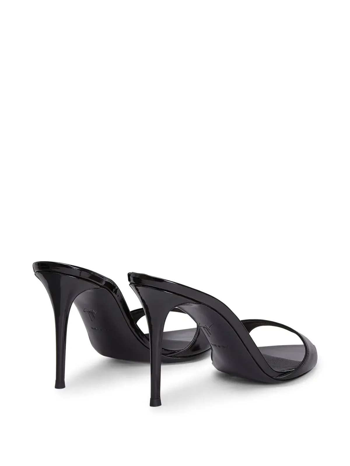 Giuseppe Zanotti Intriigo patent sandals - Black - 画像3
