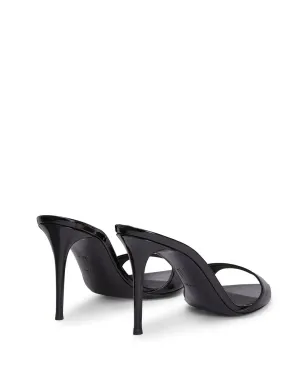 Giuseppe Zanotti Intriigo patent sandals - Black - サムネイル3
