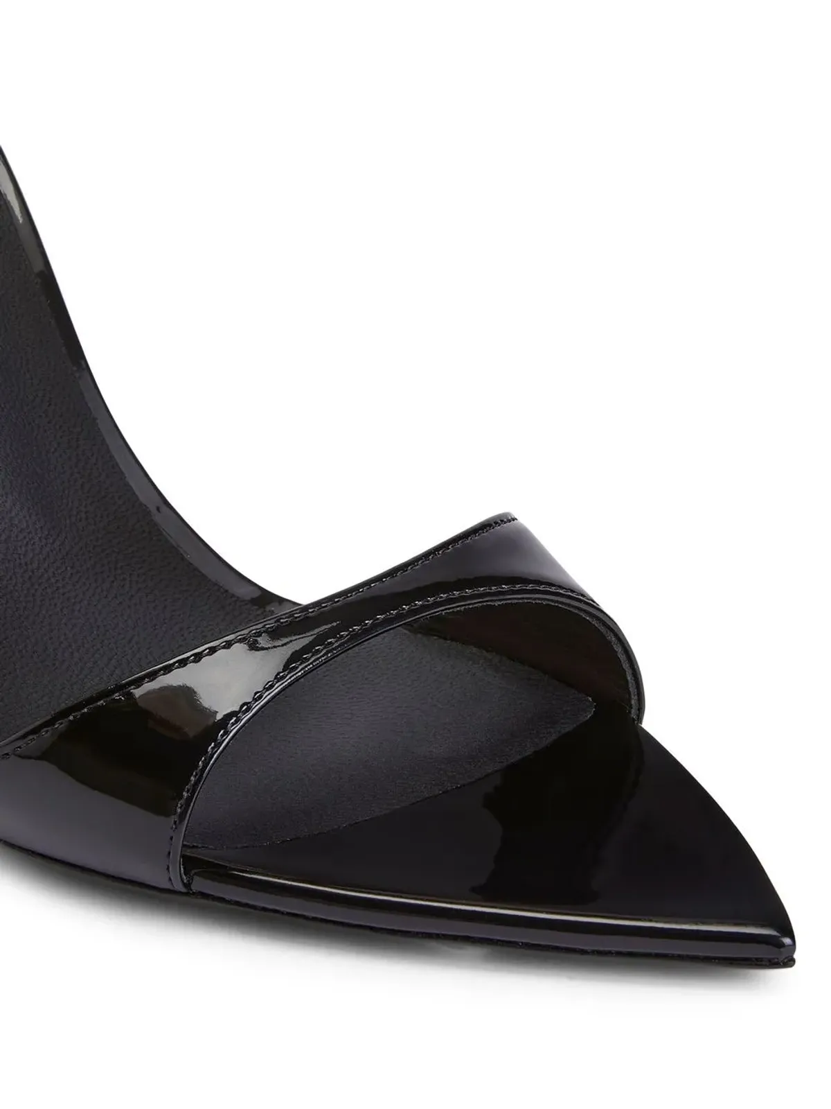 Giuseppe Zanotti Intriigo patent sandals - Black - 画像4