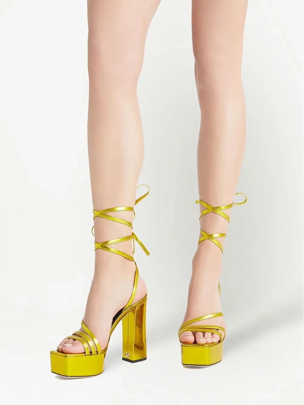 Giuseppe Zanotti フラヴィエンヌ プラットフォームサンダル - 画像5