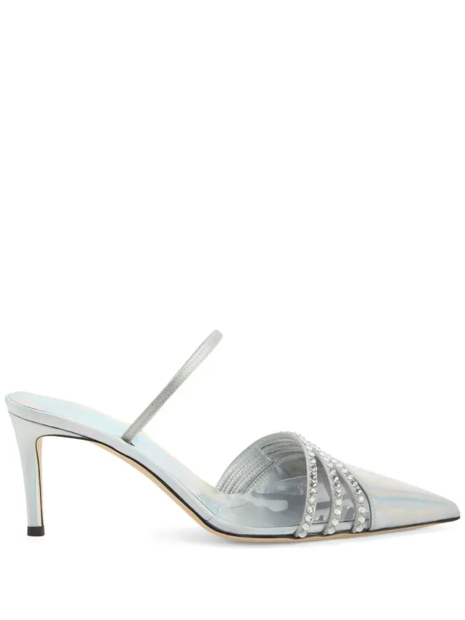 Giuseppe Zanotti Giuseppe Zanotti Claralieミュール - シルバーの商品画像
