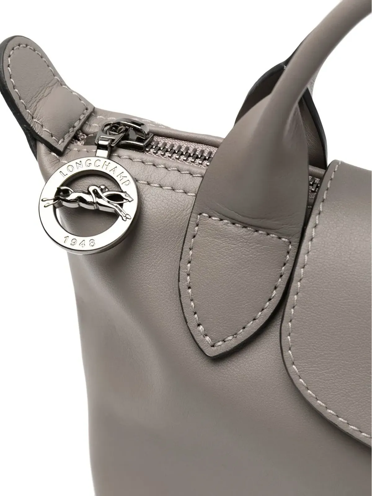 Longchamp Le Pliage トップハンドルバッグ - Grey - 画像4