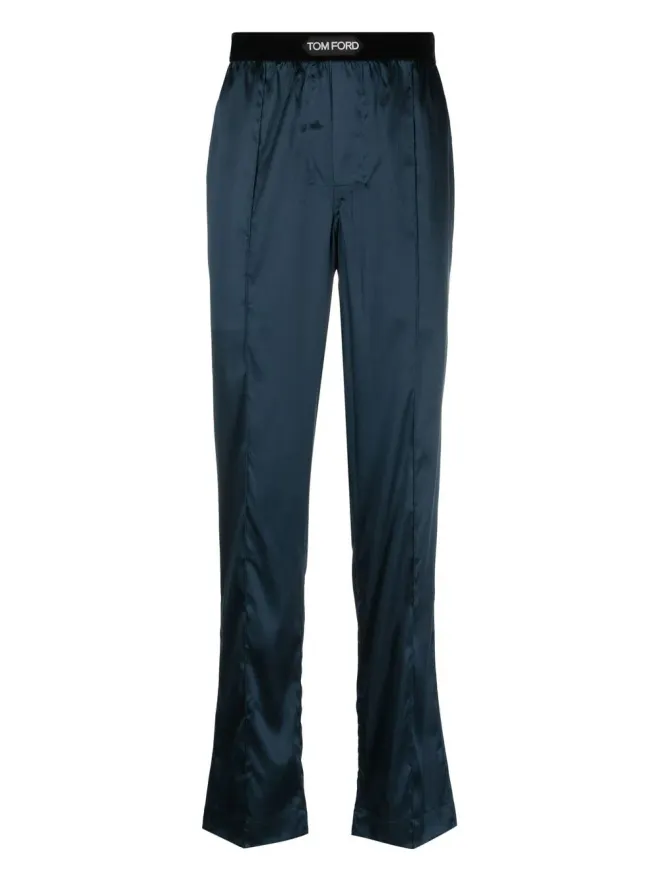 TOM FORD TOM FORD テーラードシルクパジャマボトムスの商品画像