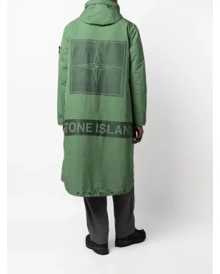 Stone Island ロゴプリント レインコート - サムネイル2