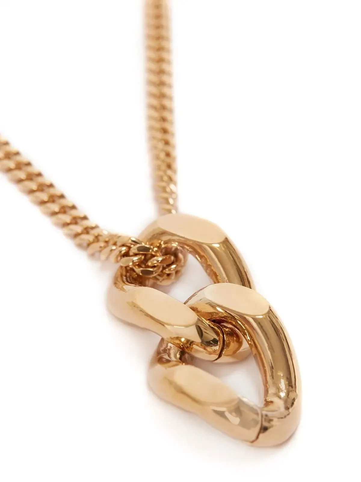 JW Anderson チェーンリンク ペンダントネックレス ゴールド - 画像3