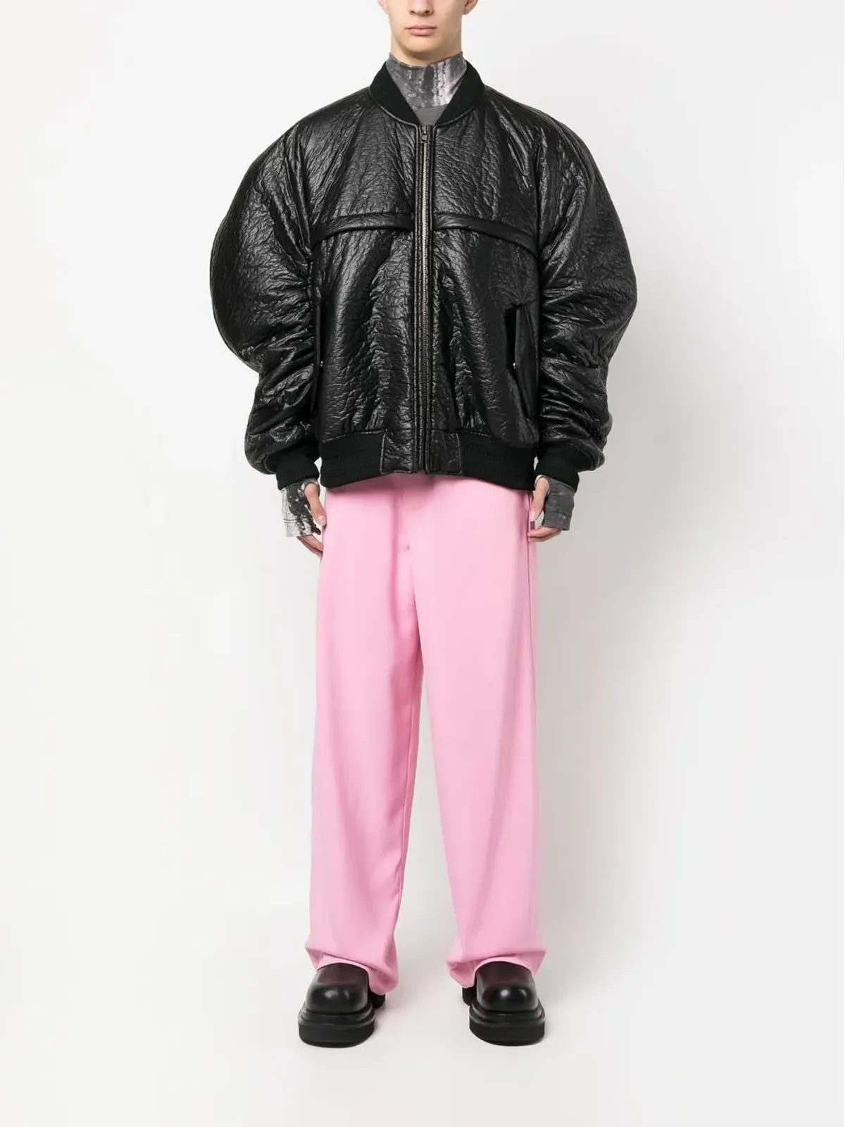 Walter Van Beirendonck セルクル ボンバー ジャケット - 画像2