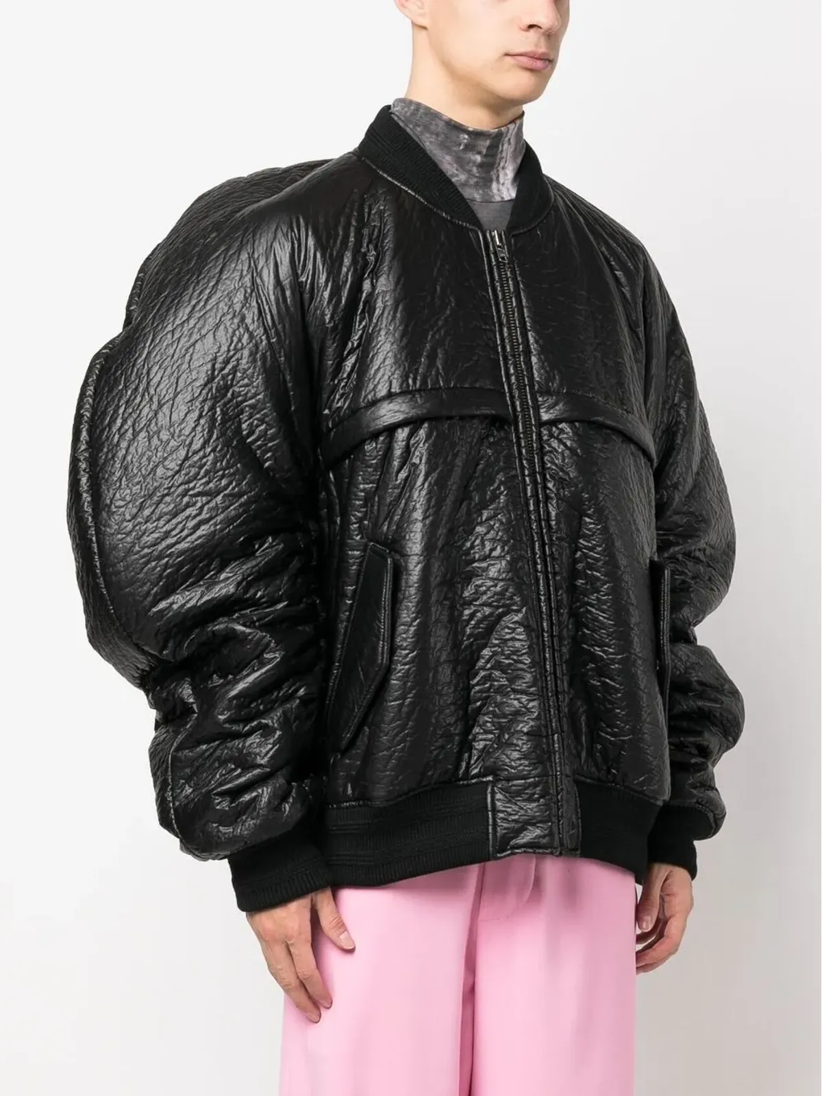 Walter Van Beirendonck セルクル ボンバー ジャケット - 画像3