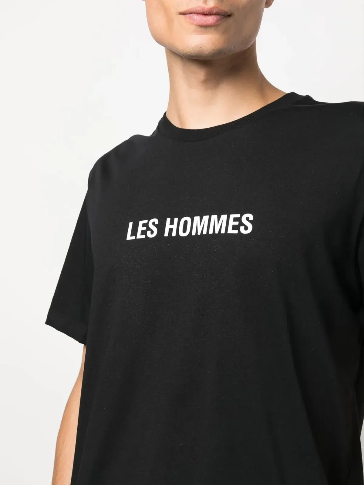 LES HOMMES ロゴプリントTシャツ - 画像5