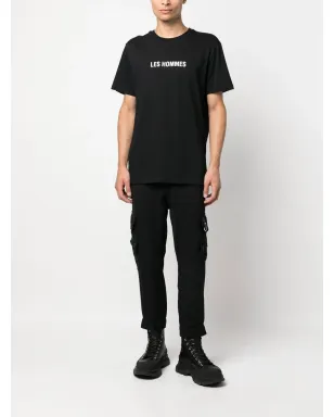 LES HOMMES ロゴプリントTシャツ - サムネイル2