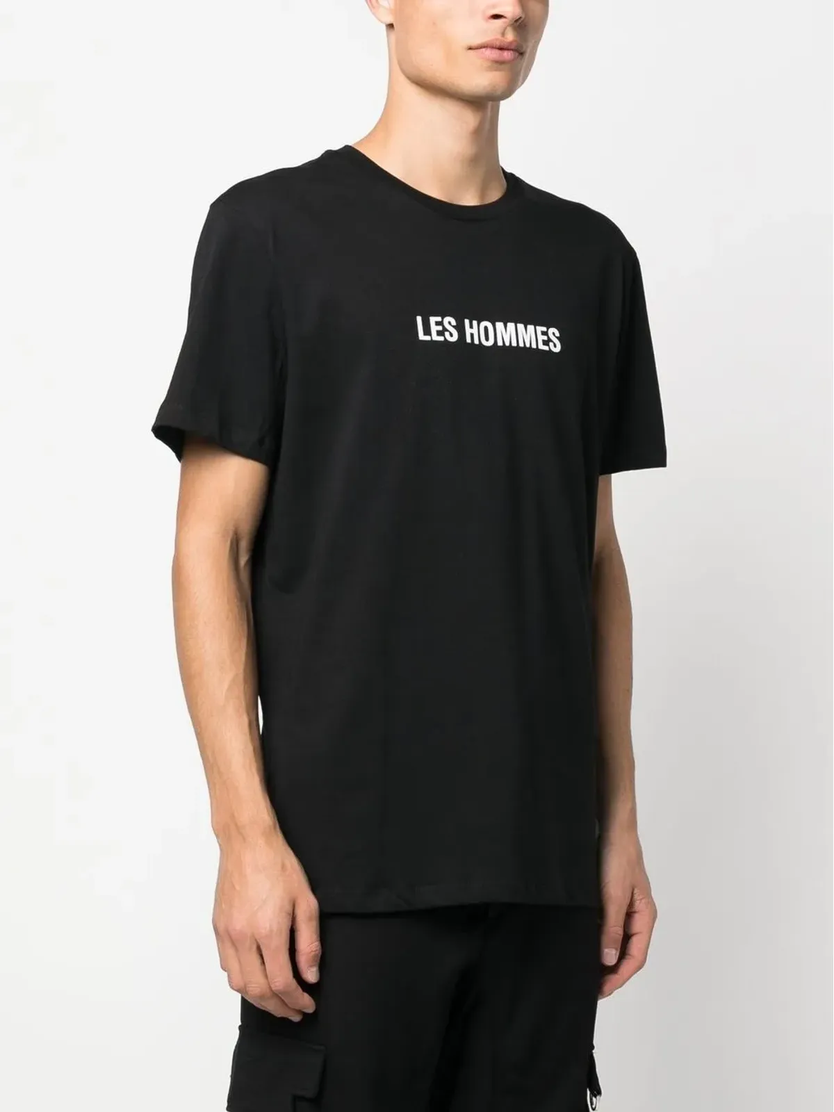 LES HOMMES ロゴプリントTシャツ - 画像3